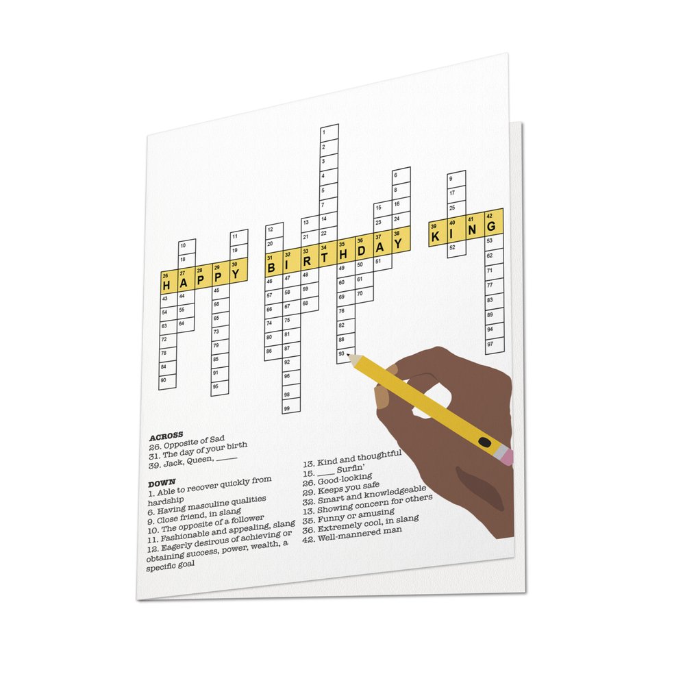 Happy Birthday King - Crossword
