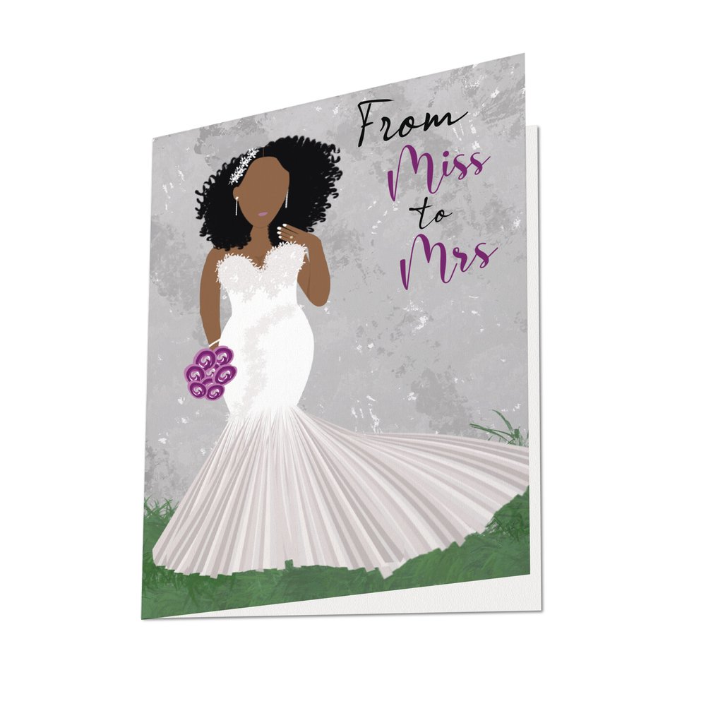 Bridal Shower - Curly Hair Bride